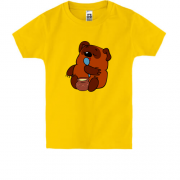 Детская футболка с  Винни Пухом и мёдом
