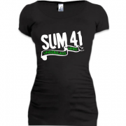 Женская удлиненная футболка Sum 41 (2)