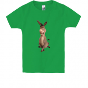 Детская футболка с веселым осликом (Шрек)