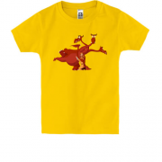 Дитяча футболка зі Змієм Гориничем і царем (Тугарин змій)