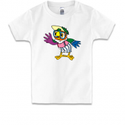 Дитяча футболка з папугою Кешей