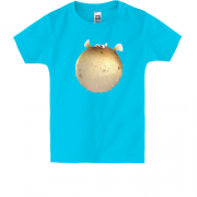 Детская футболка с рыбой-ежом