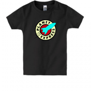 Детская футболка с логотипом Planet Express