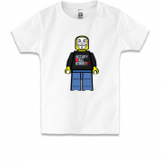 Детская футболка с лего-Анонимусом