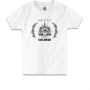 Дитяча футболка Gucci equilibrium