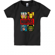 Детская футболка с обложкой "Marvel"