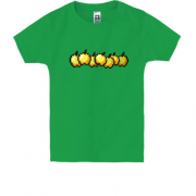 Детская футболка с золотыми яблоками