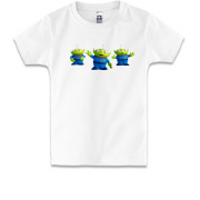 Детская футболка с пришельцами из Истории игрушек