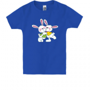 Детская футболка с двумя зайчиками