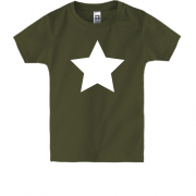 Дитяча футболка з п'ятикутною зіркою