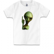 Детская футболка с пришельцем Полом