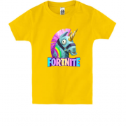 Детская футболка с единорогом "fortnite"