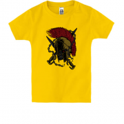Детская футболка с шлемом "sparta warrior"