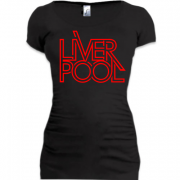 Женская удлиненная футболка LIVERPOOL