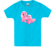 Дитяча футболка з рожевою поні