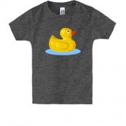 Детская футболка с уточкой на воде
