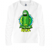 Детский лонгслив pickle Rick