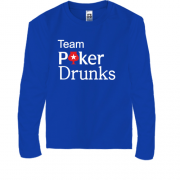 Детский лонгслив Team Poker Drunks