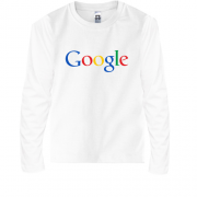 Детский лонгслив с логотипом Google
