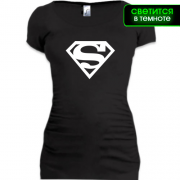 Подовжена футболка Superman (glow)