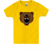 Дитяча футболка з рикаючим ведмедем