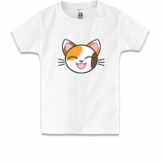 Дитяча футболка з задоволеним котом