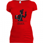 Женская удлиненная футболка iBolit