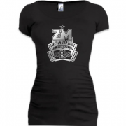 Женская удлиненная футболка ZM Nation Mafon