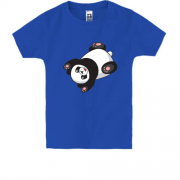 Дитяча футболка з лежачою пандою
