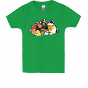 Дитяча футболка з персонажами Angry Birds