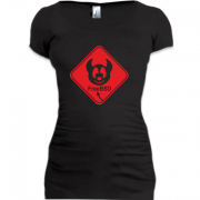 Женская удлиненная футболка FreeBSD uniform type