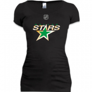 Женская удлиненная футболка Dallas Stars