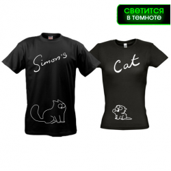 Парные футболки Simons Cat