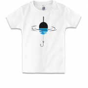 Дитяча футболка з поплавком і гачком