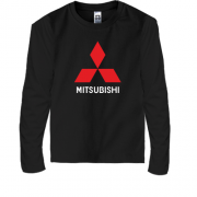 Дитячий лонгслів з лого Mitsubishi