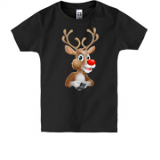 Дитяча футболка з веселим оленем