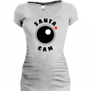 Подовжена футболка "Santa cam"