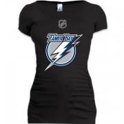 Женская удлиненная футболка Tampa Bay Lightning
