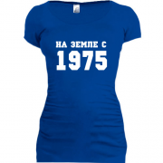 Женская удлиненная футболка На земле с 1975