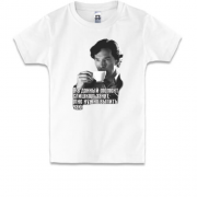 Дитяча футболка Потрібно випити чаю (Sherlock)