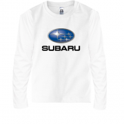 Дитячий лонгслів з лого Subaru