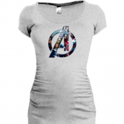 Подовжена футболка з Месниками (Avengers)