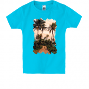Детская футболка с пальмами (2)