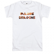 Футболка Imagine Dragons (вогняний дракон)