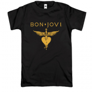 Футболка Bon Jovi gold logo