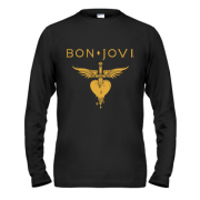 Чоловічий лонгслів Bon Jovi gold logo