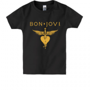 Детская футболка Bon Jovi gold logo