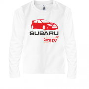 Дитячий лонгслів Subaru sti (2)
