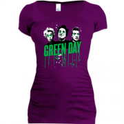 Подовжена футболка Green day Uno! Dos! Tré!