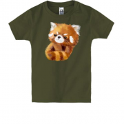 Дитяча футболка Ailurus fulgens, а не лисиця